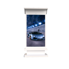 TECNON Double-sided + Lightbox W800 x H1400mm Aluminum Floor Standing LED Totem