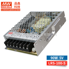 LRS-100台湾明纬开关电源24V直流DC稳压变压器监控CCC认证(100W左右)替代NES
