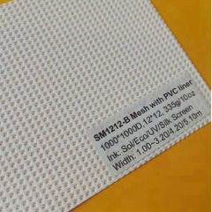 SM1212--PVC Mesh Banner with PVC Liner 