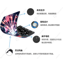 led柔性软屏弧形圆柱室内户外led显示屏幕展厅全彩大屏