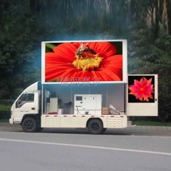Mobile advertising led car screen