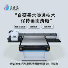 汽车脚垫uv平板打印机 地毯丝圈垫打印机 迎宾垫彩色喷印机