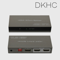 HDMI一分二分配器hdmi1进2出分屏器2.0版本4K60Hz分辨率
