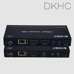 东科恒创HDBaseT传输器18G 4K60 HDMI延长器150米HDBT转网络环出  1套起批