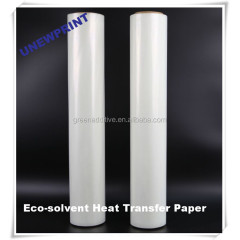 Light-colored Eco-solvent Heat Transfer Printing Paper PET PU based/PET eco-solvent heat transfer printing paper
