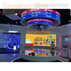 翰锐 (Showtechled) P1.8室内固装高清轻薄定制创意折叠造型广告柔性屏LED显示屏