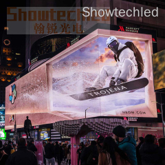 翰锐 (Showtechled)P10.4广告展示防水前维护墙屏3d户外LED广告牌