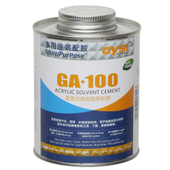 GA100压克力极快干溶剂胶，环保型替代脆性和毒性大氯仿 473ml