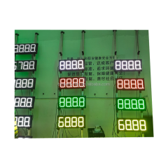 SMD RGB Full color Outdoor Led 4 Digits Number Display Led Gas Station Price Sign 1 - 49 pieces