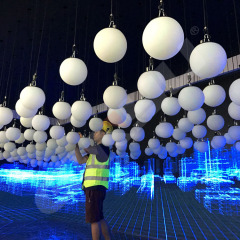 MADRIX控制舞台酒吧展会悬浮LED发光变色升降矩阵小球 光源功率30W 30个起批
