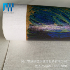 防水户外打印不褪色亮面油画布  BY-SSH203 50平方米起批 白色  0~3.2m
