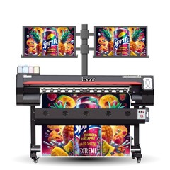 LOCOR Easyjet-1300 1/2 PCS  Eco Solvent Printer 1 PCS XP600