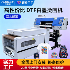 奥德利经济款双头高性价比白墨烫画打印机水洗唛服装抱枕打印机